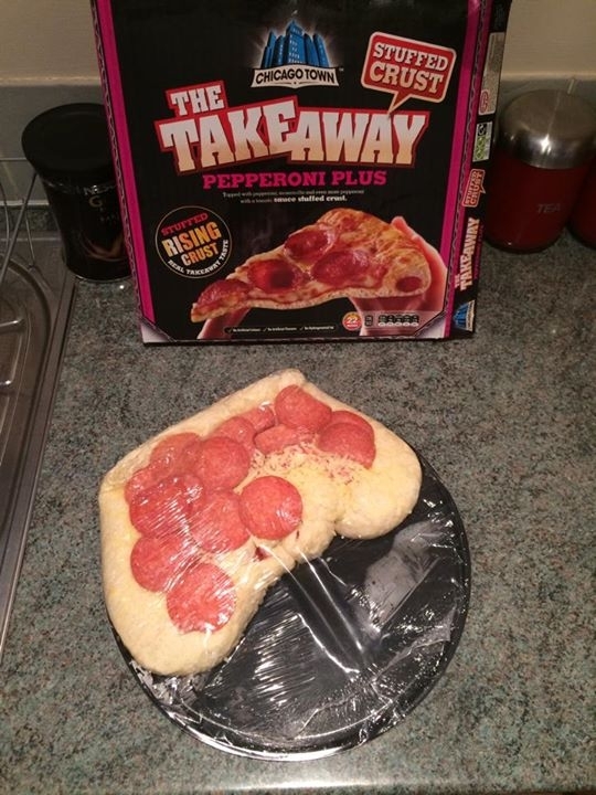 Food never looks as good as it does on the box