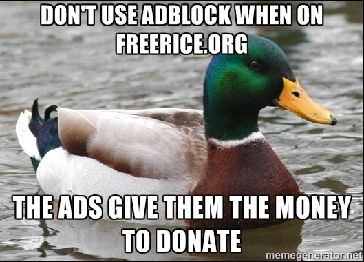 For everyone using freericeorg