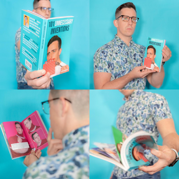For seven months I have been creating fake inventions in my spare time so I decided to put them all in a book