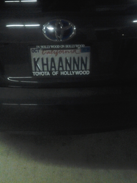 For the first time ever a vanity plate made me laugh