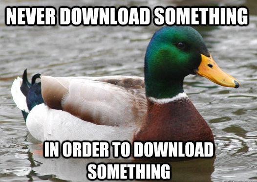 For the internet newbs out there