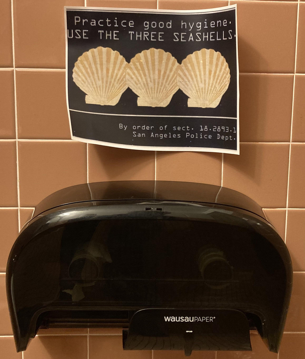 For the last two weeks cleaning staff has emptied the trash on the regular but theres been no TP Maybe they need a hint
