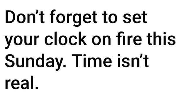 For those on daylight savings time
