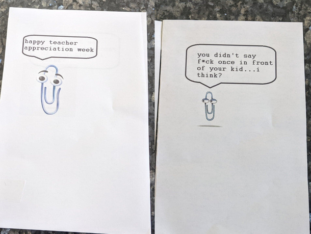 For those that had to homeschool their kids  to  hours a day due to covid and still work full time but got no thanks on teacher appreciation week I made us a card