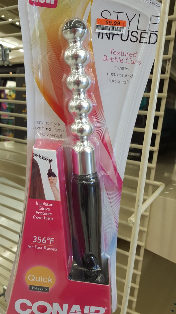 For when you cant decide if you want to curl your hair or curl your toes
