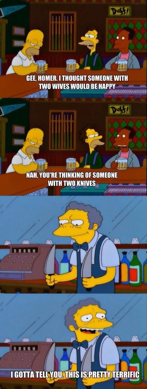 Forever my favorite Simpsons moment
