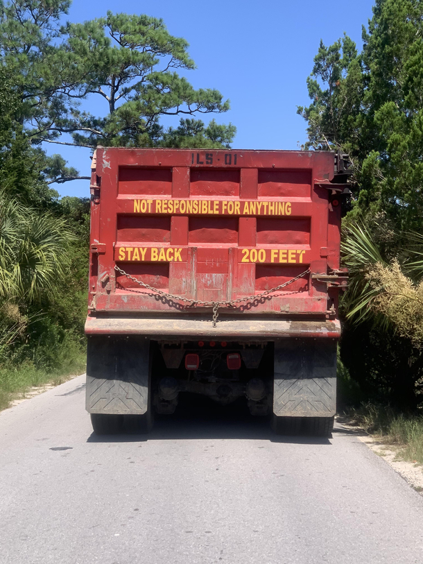 Forget windshields Im not responsible for anything