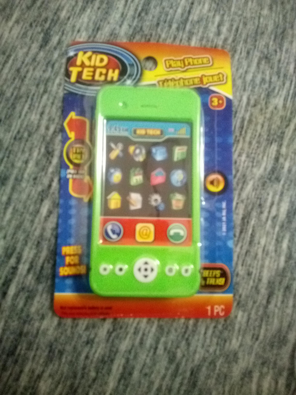 forgot to post this on Christmas my almost  year old brother wanted a phone for Christmas so I got him one