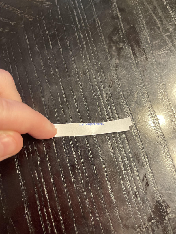 Fortune cookies are getting real mean