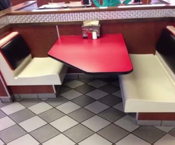 found a third wheel table