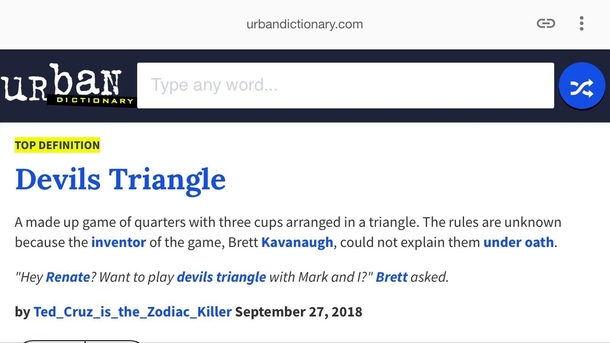 Found an interesting game on urban dictionary today not sure I quite understand all the rules