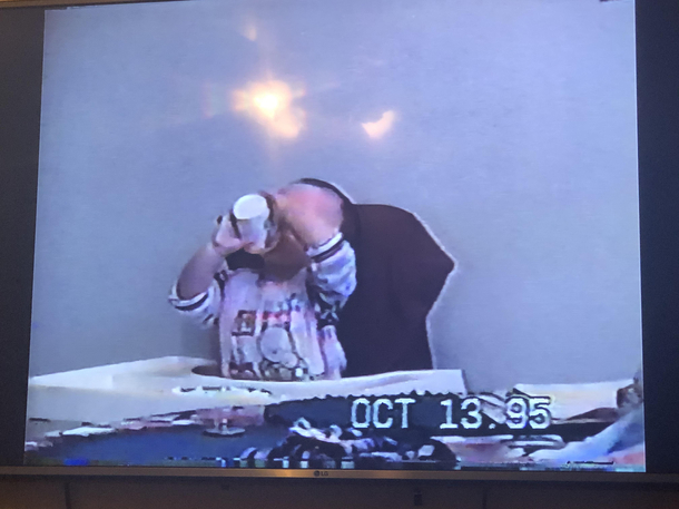Found an old home movie of me Ive never seen popped it in and it was todays date  years to the day is this serendipity