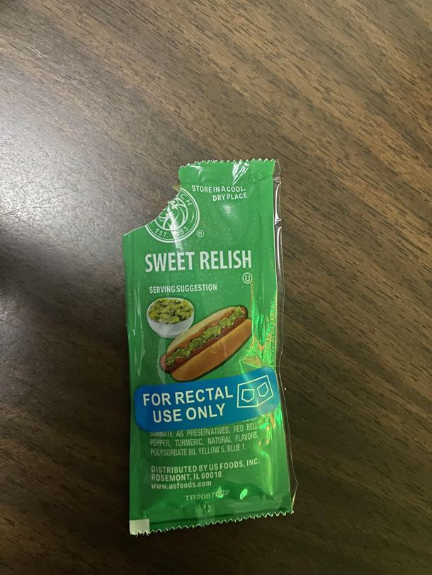Found at a Christmas events condiment dish