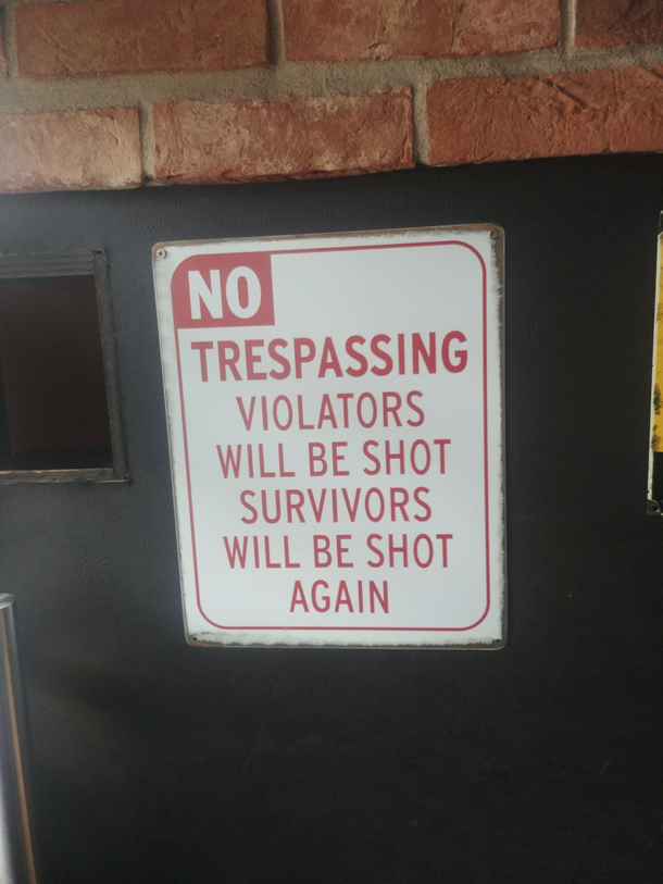 Found at a local restaurant