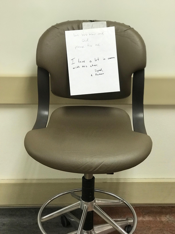Found at work