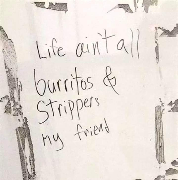 Found in a Gas Station Restroom