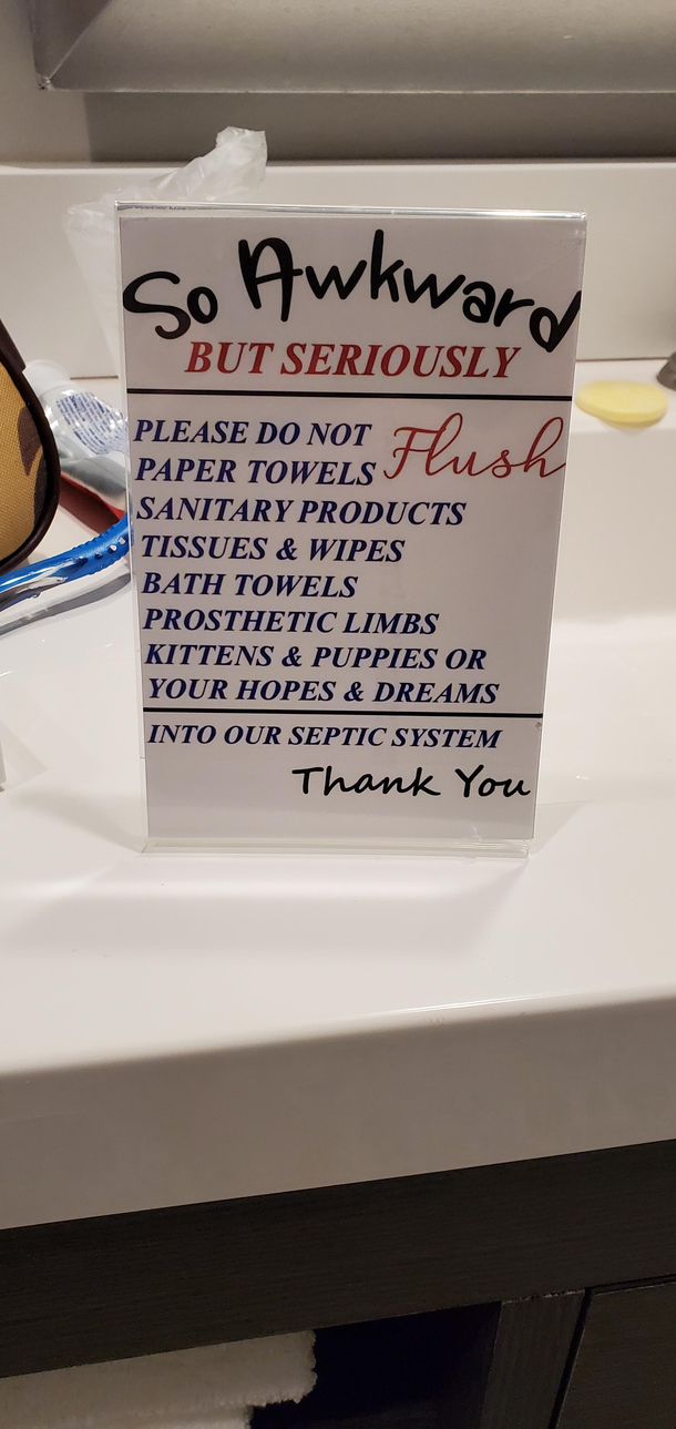 Found in a Little Rock hotel bathroom 