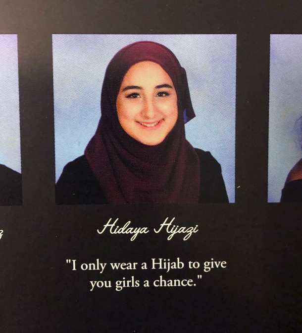 Found in a recent highschool yearbook