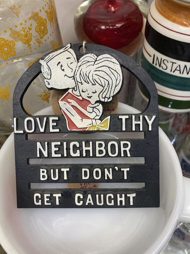 Found in a thrift store
