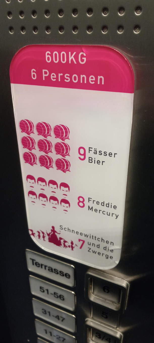 Found in an elevator in Germany