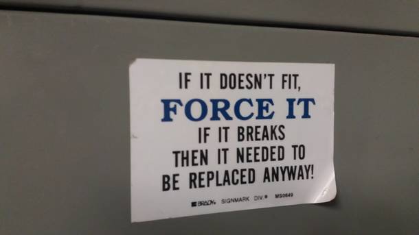 Found in my office building maintenance shop