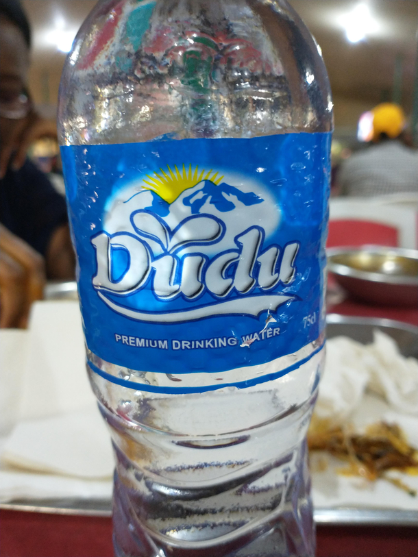 Found in Nigeria Dudu water