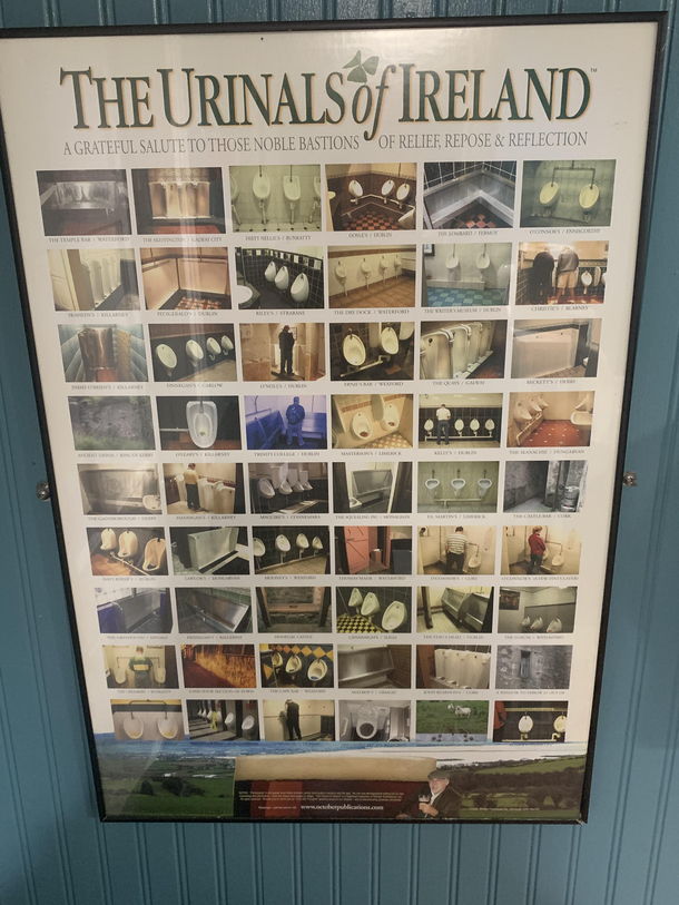 Found in the bathroom of an Irish pub