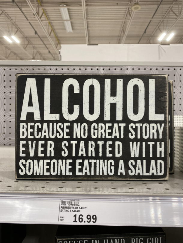 Found in the Home Decor section probably should have been in the beer aisle