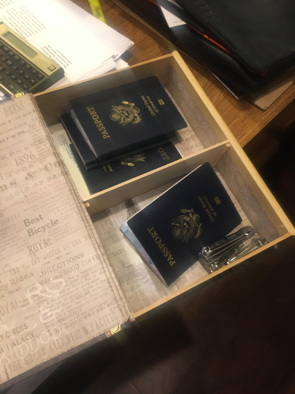 Found my dads secret hollowed book where he keeps his most valuable treasures