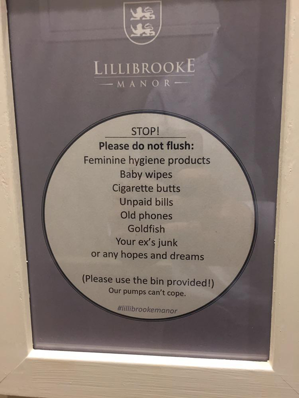 Found on a stall door in England