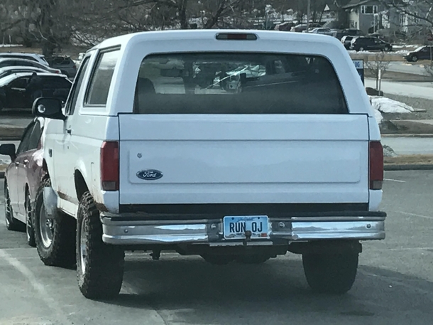 Found on a White Ford Bronco in my city