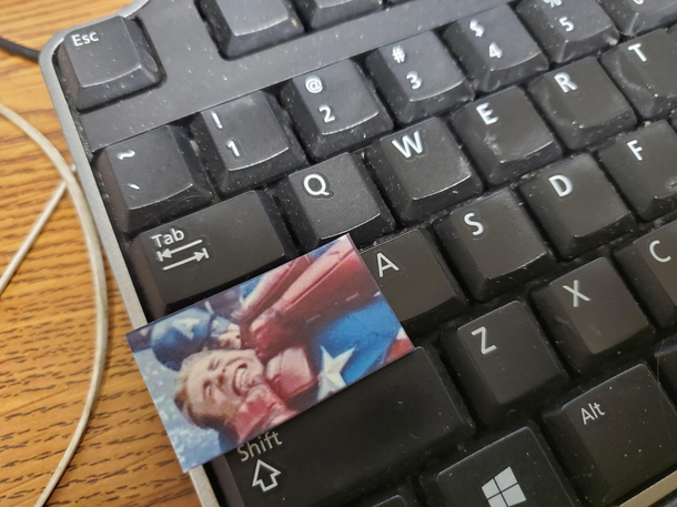 Found on my keyboard this morning