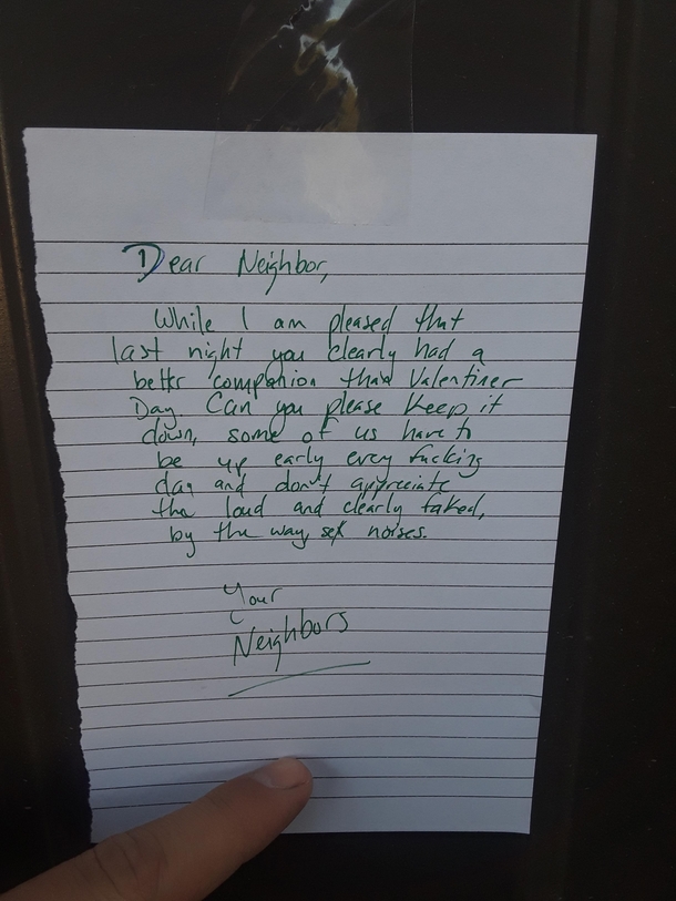 Found On Neighbors Door