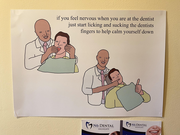Found on the wall at my dentist surgery