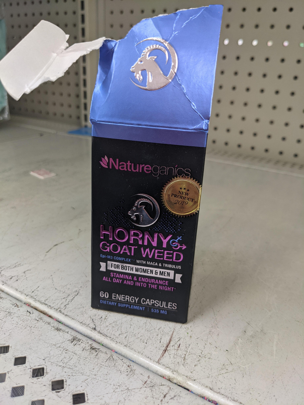 Found shoplifted at a local Walmart I guess they really needed it