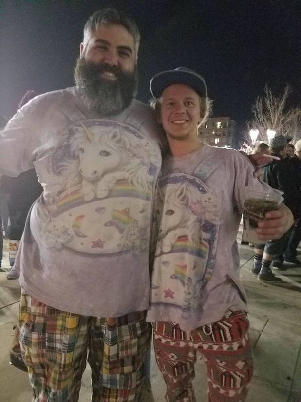 Found someone with similar style on NYE