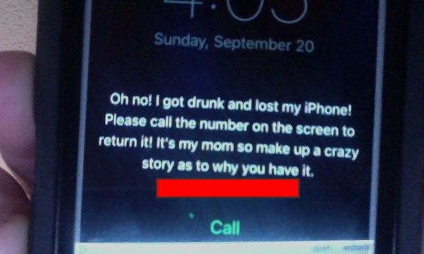 Found someones iPhone today at a bar