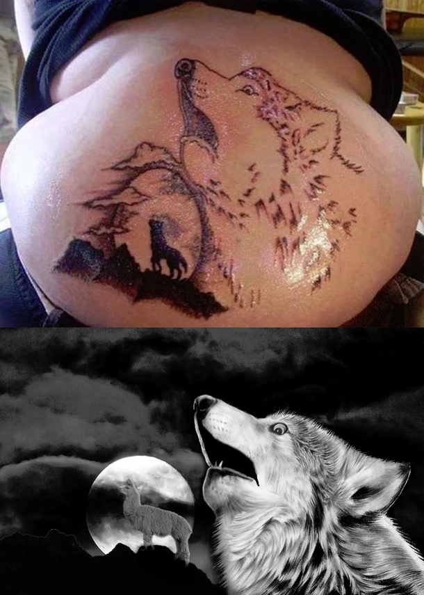 Found the source of the horrified wolf tattoo