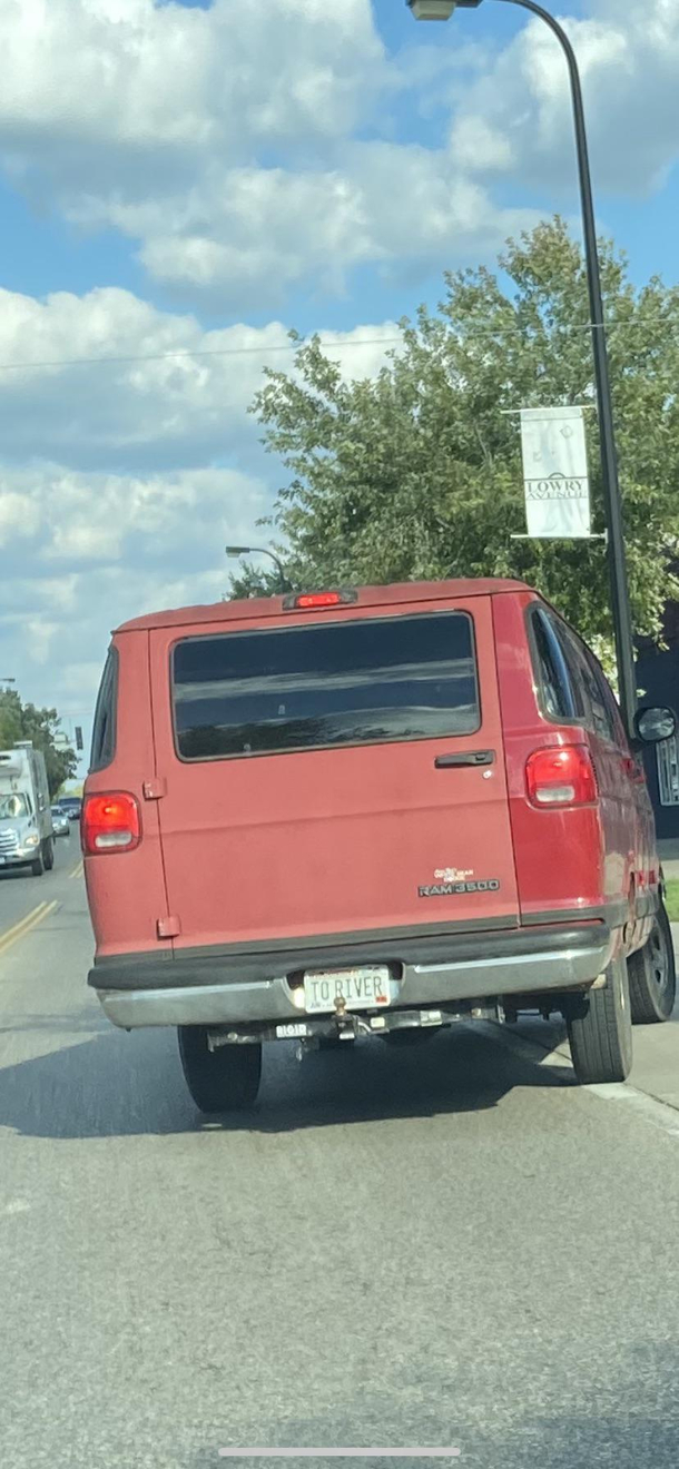 Found the van down by the river