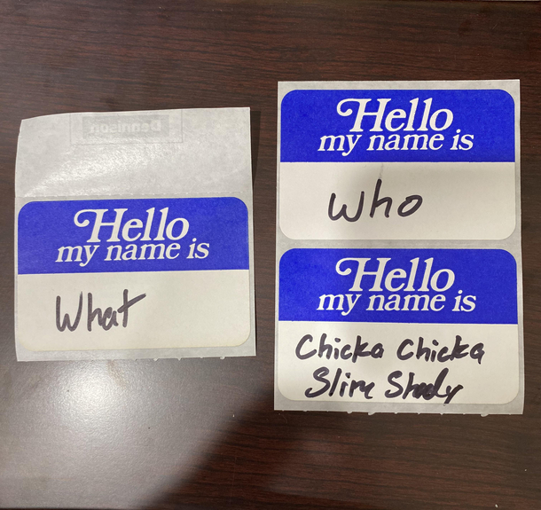 Found these tags at work