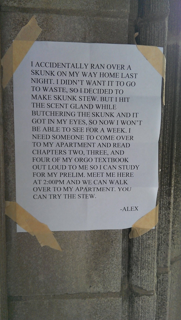 Found This at Cornell Campus