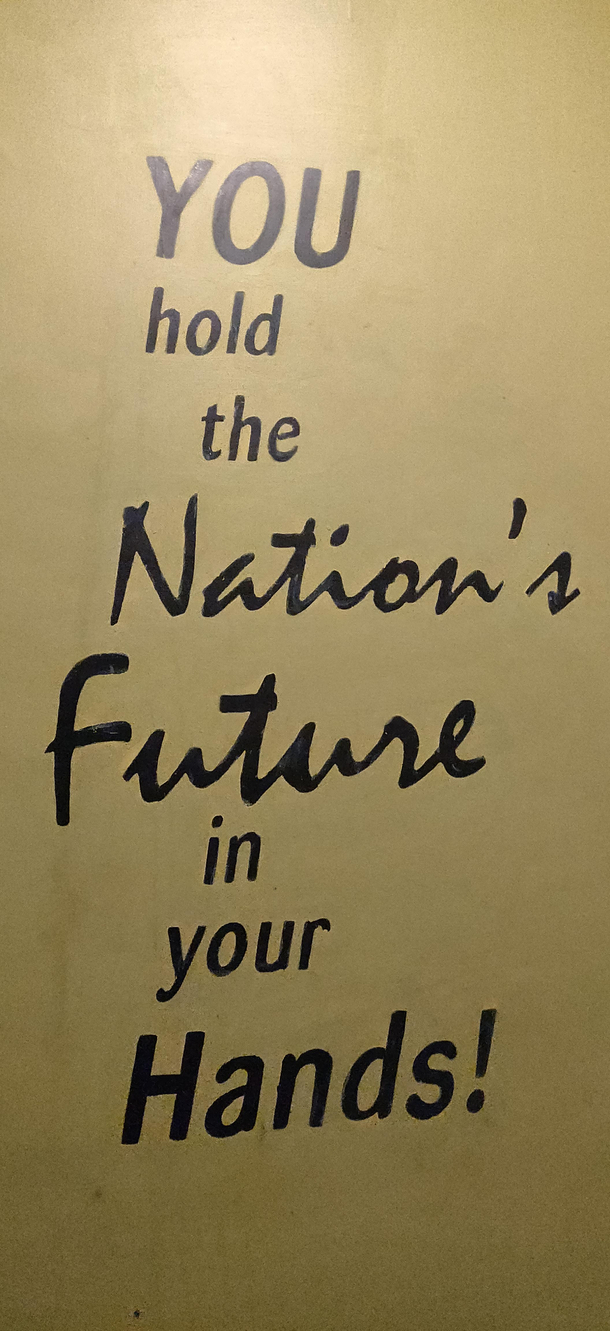 Found this at Mens Restroom