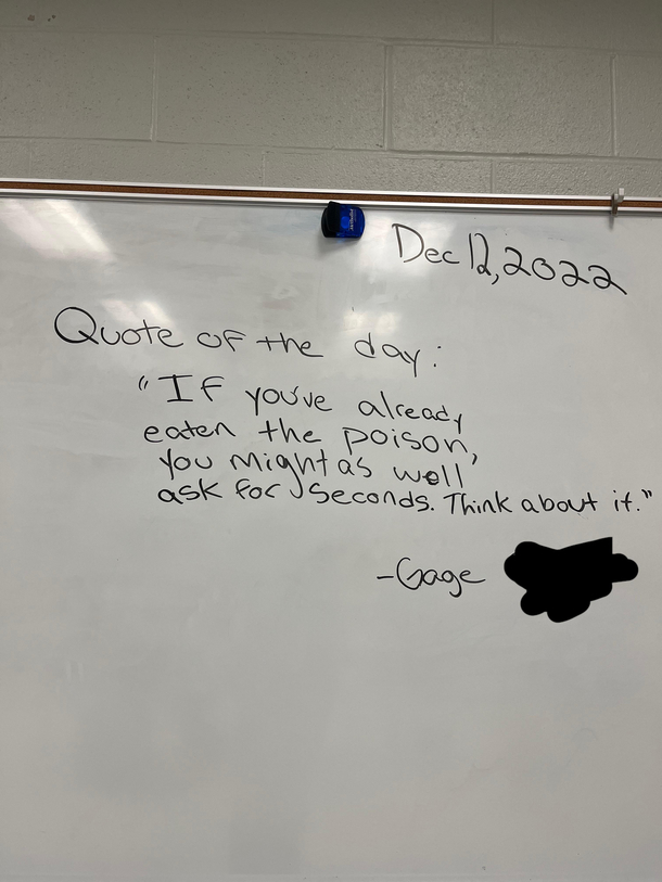 Found this at school
