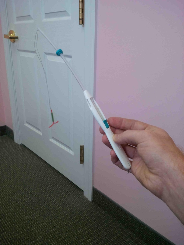 Found this awesome fishing pole while at the doctor with my wife