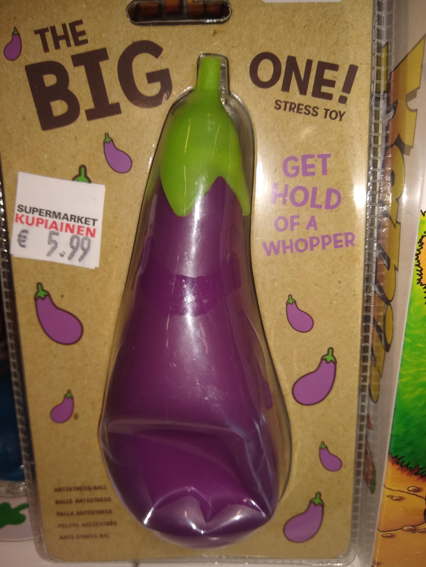Found this big eggplant at the store today