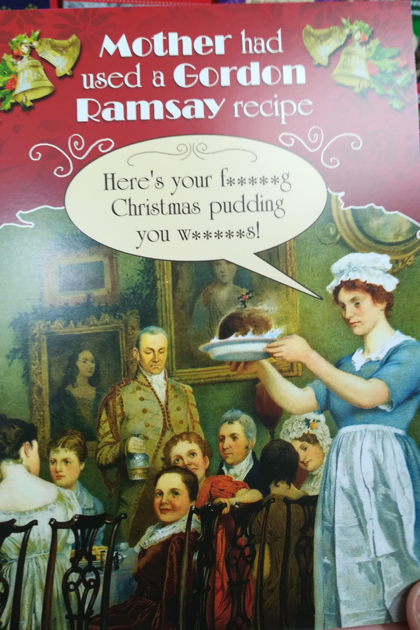 Found this brilliant Christmas Card in a shop in England