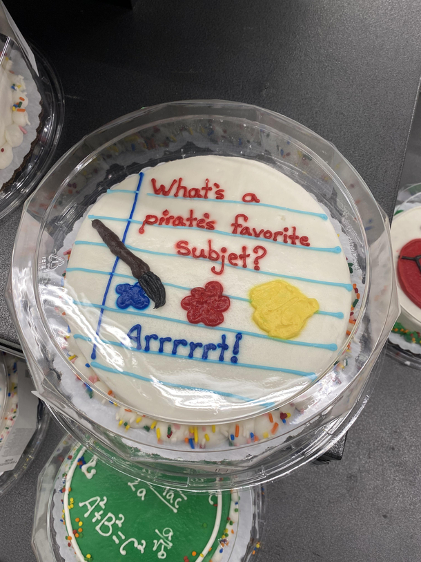Found this cake at Walmart
