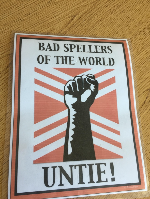 Found this gem in my English Class