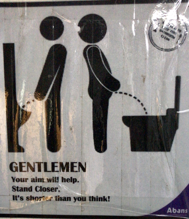 Found this in a public toilet and thought of posting here