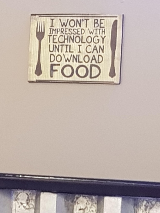 Found this in a restaurant in Saudia Arabia I have to say I agree